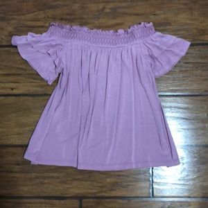 Off the shoulder shirt